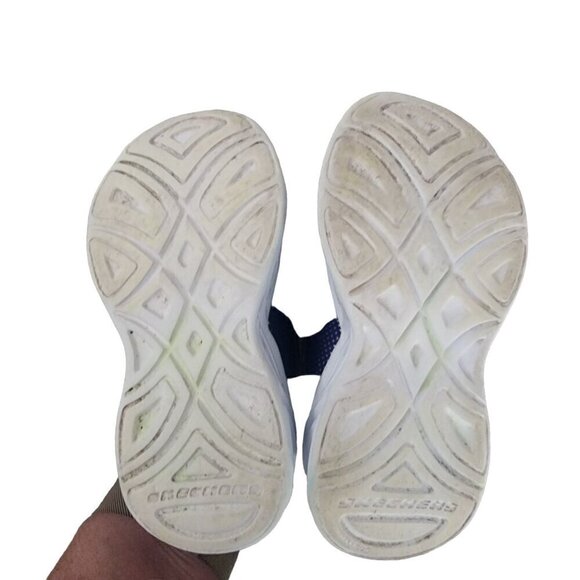 Skechers S-Lights Running Shoes Sneakers Purple Pink Baby Girls Size 7 - Picture 9 of 12